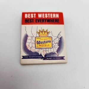 Vintage Matchbook The Best Western Motels Wayside Inn Murfreesboro Tennessee